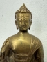 Бронзова скулптура / фигура на медитиращ буда. №7573, снимка 5