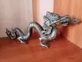 ВЕЛИКОЛЕПНА СТАРА БРОНЗОВА СКУЛПТУРА НА АЗИАТСКИ ДРАКОН, снимка 4
