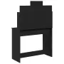 vidaXL Тоалетка Черния дъб 96 x 39 x 142 см Инженерна дървесина, снимка 5