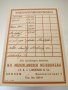 Стара жп карта реклама  холандски около 1930 железници, снимка 1 - Антикварни и старинни предмети - 41161984