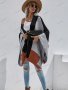 Дамска широка модна жилетка с цветни блокове - 023, снимка 1