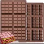 Дубайски шоколад 6 плочки квадрати силиконов молд форма калъп, снимка 3