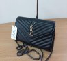 Луксозна Черна чанта YSL код SG67ZA, снимка 6