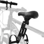 ЧИСТО НОВА Предна детска седалка за планински велосипед Lueirltoy MTB с детско кормило и степенки, снимка 2