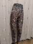 XL/3XL Еластичен прозрачен клин в черно,анимал принт , снимка 8