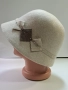 Дамска шапка,вълнен лукс -224 Касторен гонен плат, снимка 2