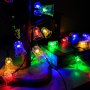 Многоцветни коледни LED лампички с различни фигури - Многоцветни, снимка 7