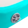 vidaXL Надуваем дюшек за гимнастика с помпа, 60x100x15 см, PVC, зелен, снимка 5