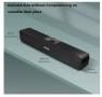 Phission Soundbar, Компютърни високоговорители с 2 диафрагми, захранвани от USB, 2.0, снимка 4