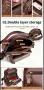 Мъжка луксозна кожена чанта /Премиум качество на естествена кожа!, снимка 15