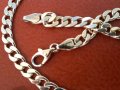 Позлатен сребърен ланец, снимка 3