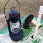 Антикварен газов фенер и газена лампа, снимка 2