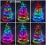 Лед Лампички 10м. за Коледна Елха Декорация Дистанционно, Блутут, RGB, снимка 5