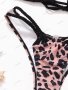 Дамски бански костюм от три части с леопардов принт, 3цвята , снимка 6