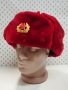 25 - Червена руска шапка калпак ушанка., снимка 3
