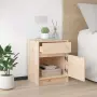 vidaXL Нощни шкафчета, 2 бр, 40x31x50 см, борово дърво масив, снимка 4