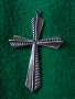 Старо сребърно кръстче 18718, снимка 5