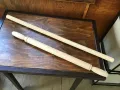 Дървена точилка естествен дъб, френски стил (дълга без дръжки), диаметър 2,6см, дължина 68,5см, снимка 1