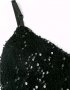 ЛИКВИДАЦИЯ! Дълга черна бална рокля с пайети Avin Alessa Cliche Nikole Collection , снимка 10