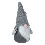 Коледна фигура, Гном  с копче на шапката, 30 см, Сив, снимка 2
