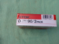Нови TDK D90 Аудио касети, снимка 3