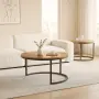 HOMCOM Комплект от 2 кръгли масички за кафе, снимка 4