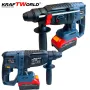 Комплект Акумулаторни Безчеткови Машини 4в1 от Kraftworld Ъглошлайф,Гайковерт,Винтоверт и Перфоратор, снимка 5