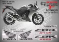 HONDA CBR 500R 2023 - GREY VERSION стикери, снимка 4