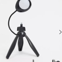 LED Трипод със стойка за телефон Vlogger с Thumbs UP Swipe Vlogging Tripod, снимка 4 - Селфи стикове, аксесоари - 41289076