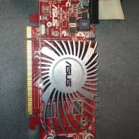 Продавам видео карта AMD Asus HD5450 512MB DDR2 64bit VGA DVI HDMI LP PCI-E, снимка 1 - Видеокарти - 41509235