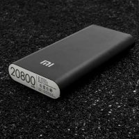 Външна батерия Xiaomi, 20800 mAh, с USB изход за мобилни телефони и таблети, Черна, снимка 1 - Външни батерии - 35770280