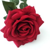 висок клас Изкуствена роза 75 см, снимка 4 - Изкуствени цветя - 41756669
