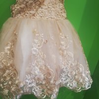 Уникално прекрасна рокля за бебе момиче , снимка 2 - Бебешки рокли - 41484267