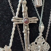 ЛОТ Сребърни кръстове-сребро 925, снимка 15 - Колиета, медальони, синджири - 40955266