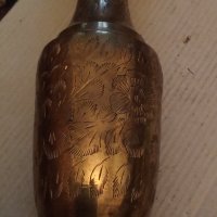 Стара бронзова ваза 24670, снимка 3 - Декорация за дома - 33996311