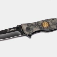 Сгъваем полуавтоматичен нож BOKER B075 - сив, 210/89, снимка 1 - Ножове - 40702771