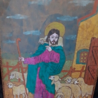Божествени картини на талашит с пирограф, снимка 3 - Декорация за дома - 36058696