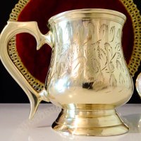 Бронзова чаша,халба Британска Индия,маркирана. , снимка 8 - Антикварни и старинни предмети - 41693297
