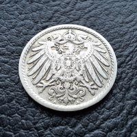 Стара монета 5 пфенига 1911 г.буква  А - Германия- топ цена !, снимка 1 - Нумизматика и бонистика - 39782222
