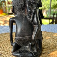 Дървопластика “Майката на черна Африка”, снимка 2 - Антикварни и старинни предмети - 41474934
