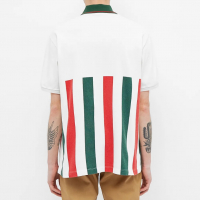 GUCCI Polo GG Patch Logo Striped Мъжка Тениска с Яка size S, снимка 2 - Тениски - 36371272