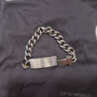 Мъжка гривна  Emporio Armani, снимка 3 - Гривни - 41590394