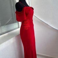 Червена официална рокля, снимка 6 - Рокли - 38965004