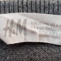 Коледен пуловер H&M 5-6 години, снимка 2 - Детски пуловери и жилетки - 38650844