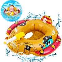 Нов Детски пиратски плувен пояс с воден пистолет/Подарък 2-8год. Море Басейн, снимка 1 - Водни спортове - 41593689