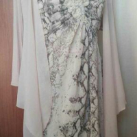 Красива рокля  на H&M с украса от камъни, мъниста и дантела🍀❤S,M(38)❤🍀арт.4083, снимка 6 - Рокли - 36180283