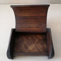 Дървена кутия 14.5 х 11.5 h 6.5 см. , снимка 4 - Други стоки за дома - 39743964