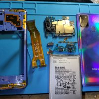 Samsung a21s части основна платка батерия блок захранване заден капак, снимка 1 - Резервни части за телефони - 39592743