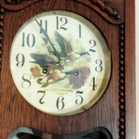 Стар механичен стенен часовник, снимка 7 - Антикварни и старинни предмети - 41806849