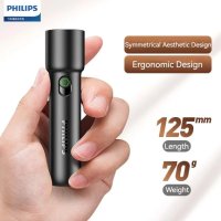 Philips 2023 Ново EDC преносимо акумулаторно LED фенерче Къмпинг Туризъм, снимка 1 - Друга електроника - 42506905